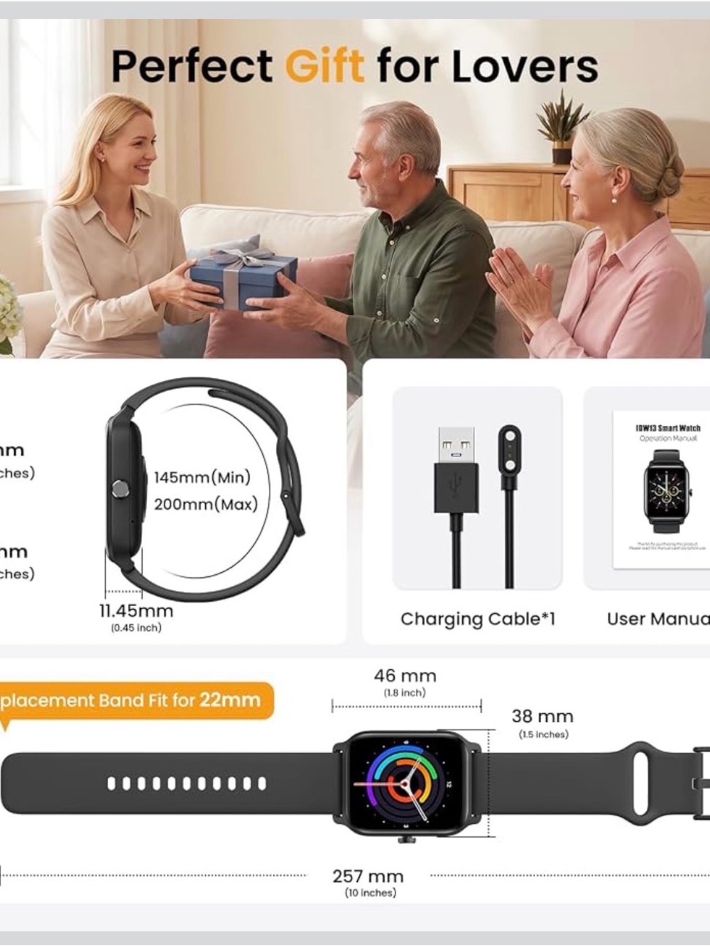 ⌚ FITPolo SmartWatch– Android & iPhone Compatible - Picture 5 of 12